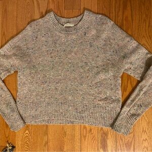 A.L.C. Women's Speckled Knit Sweater Cashmere and Wool sz M Medium